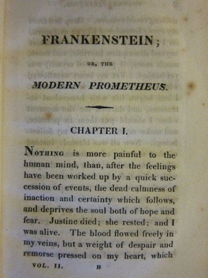 the first page of the book